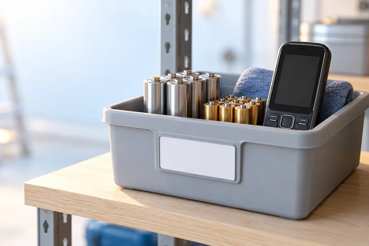 Home 76 How to Store Batteries and Old Devices Safely